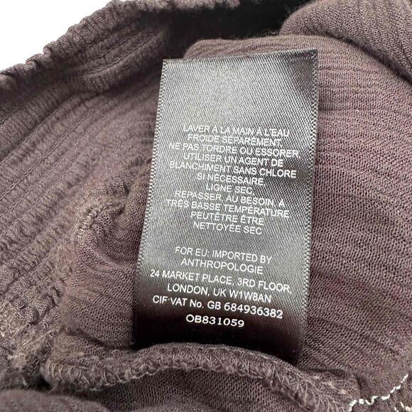 Ettitwa Anthropologie Bohemian Pants High Waisted Gauze Lightweight Boho Artsy - Picture 9 of 12